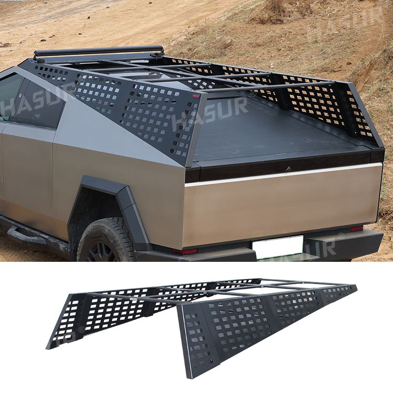 Overland Roof Rack Platform - Portapacchi in Acciaio (Q235A) per Tesla