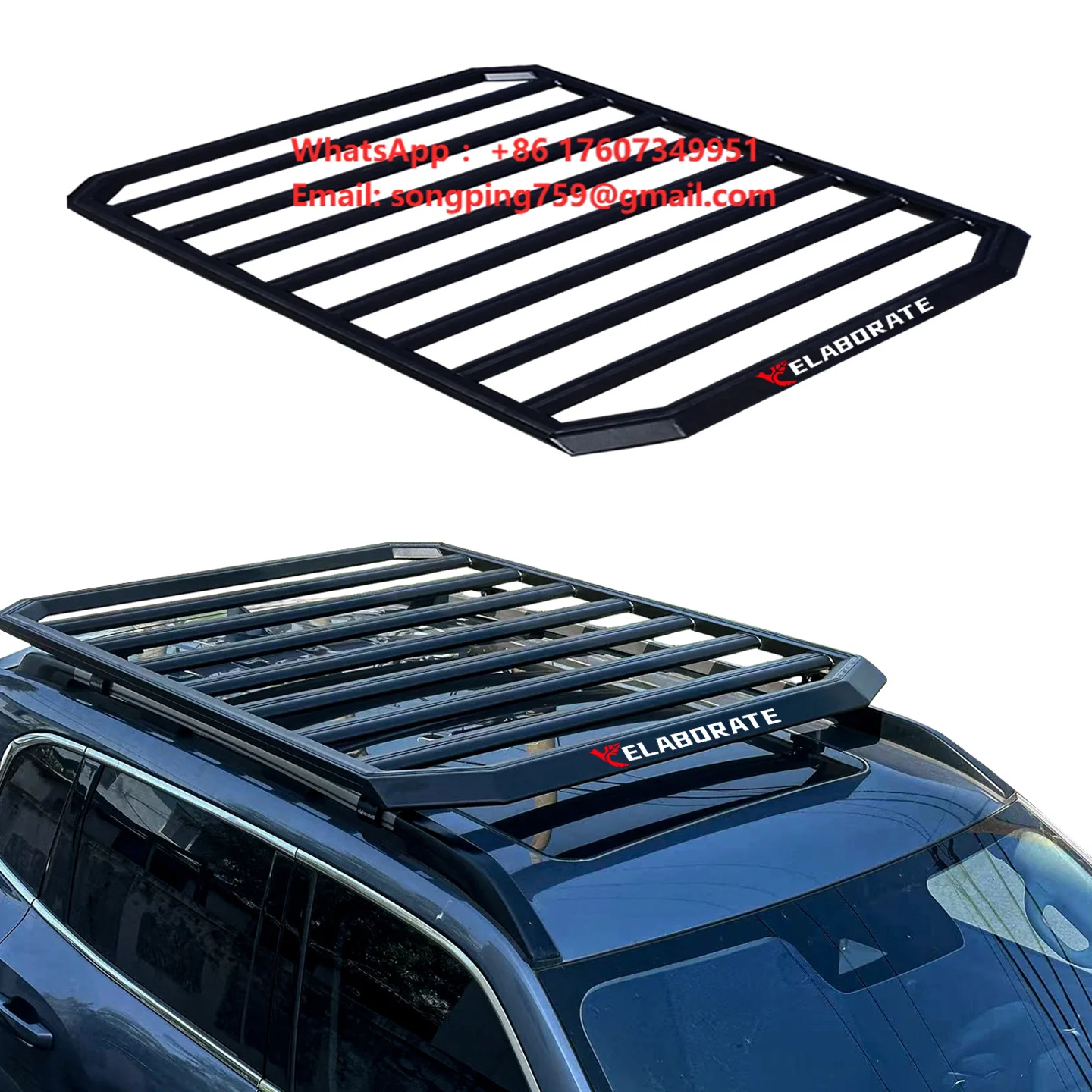 Roof Rack Crossbar Aluminum - Portapacchi da Tetto in Alluminio di