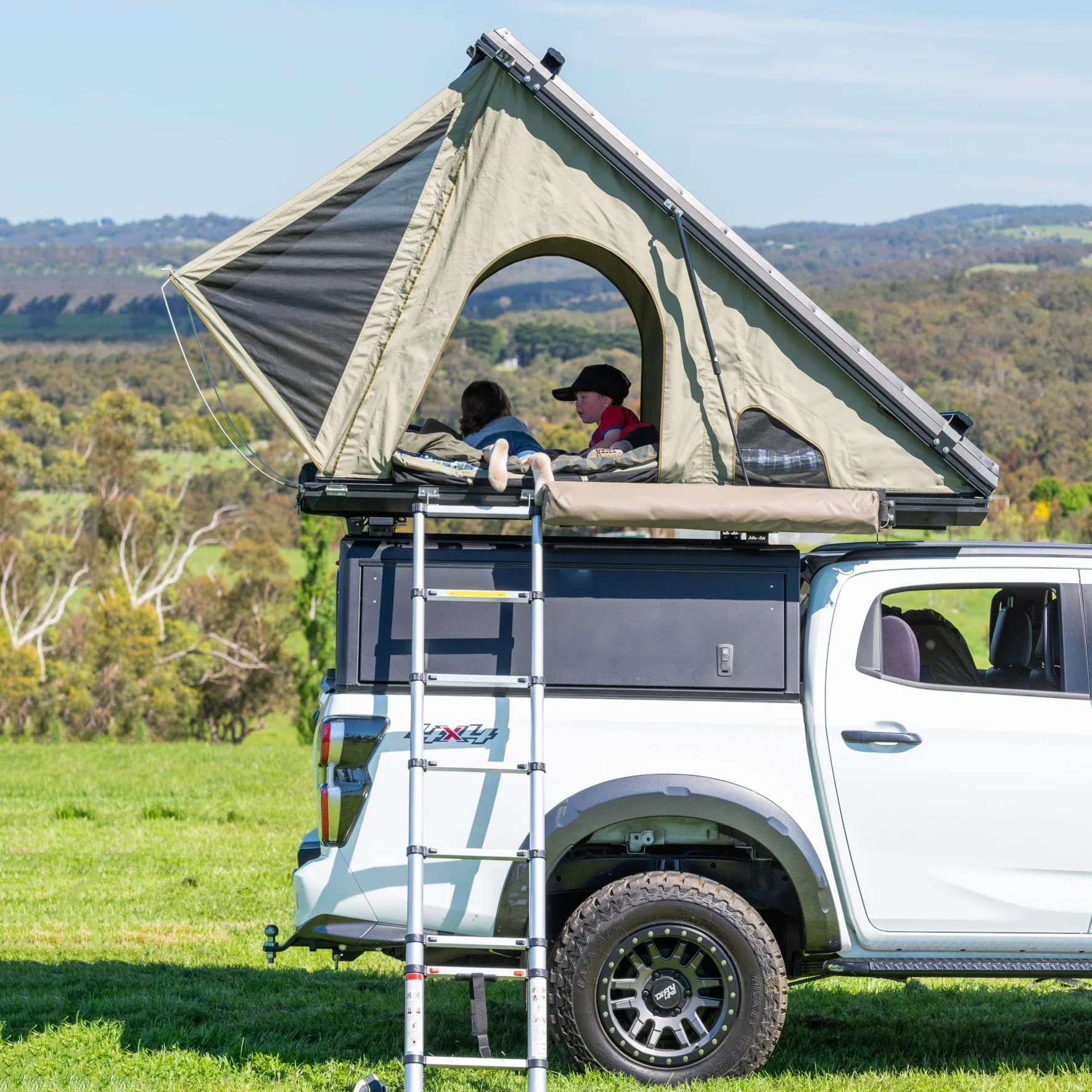 Roof Top Tent Soft Shell 3 Person - Tenda da tetto per auto 2023,