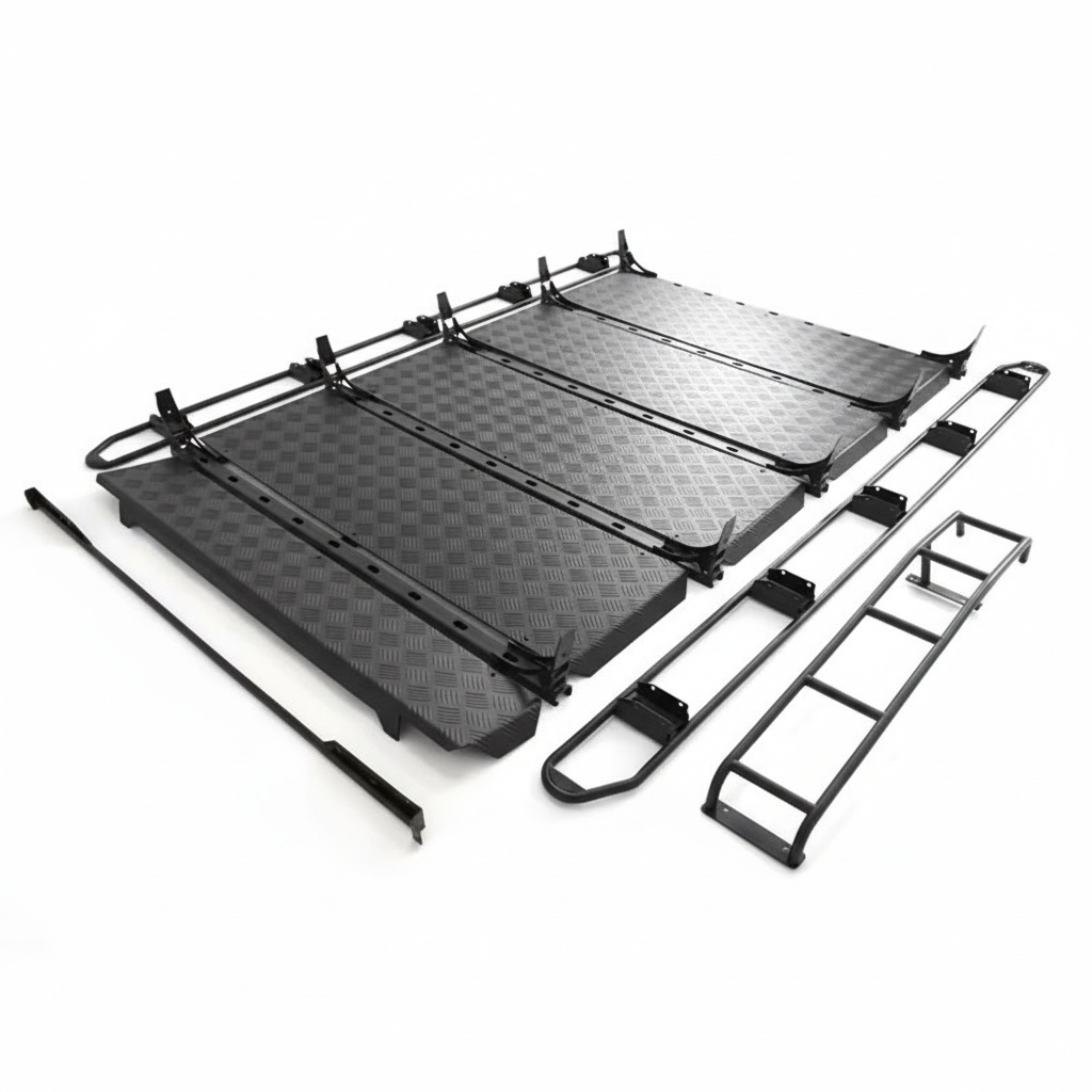 Roof Rack Crossbar Aluminum - Portapacchi in Alluminio e Acciaio, Compatibile