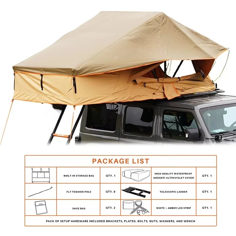Roof Top Tent Soft Shell 3 Person - Tenda da Tetto Gonfiabile per 2-3