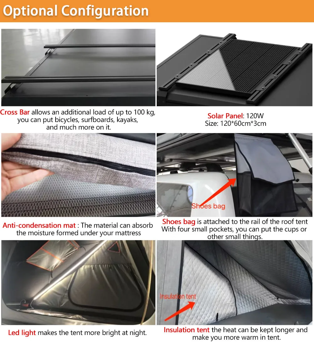 Tenda da Tetto per Auto da Cam - Roof Tent Hardshell Aluminum recensione e prezzo