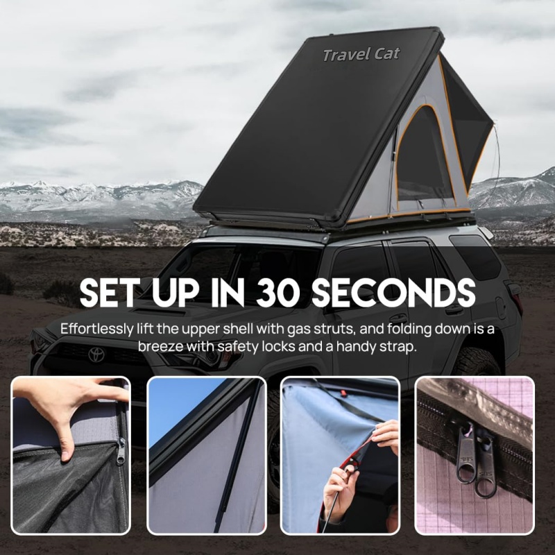 Tenda da Tetto Rigida per 3 Pe - Roof Top Tent Ladder Telescopic recensione e prezzo